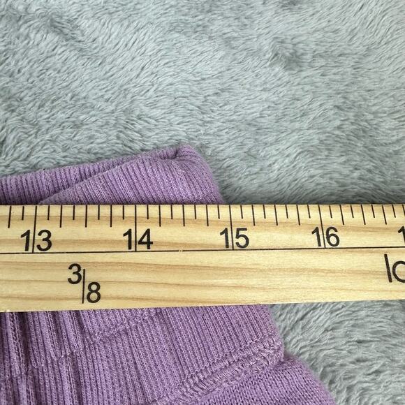 Revolve Pistola Size L Purple Haze High Rise Wynn Cozy Embroidered Sweatpants - Picture 7 of 8